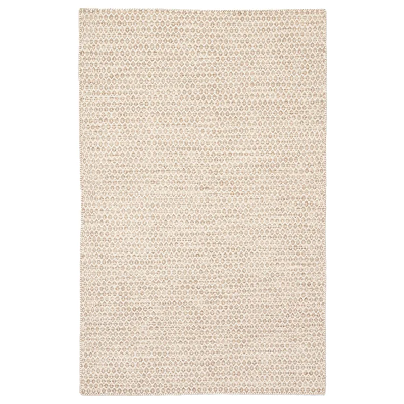 Enclave Pompano Handmade Trellis Beige/ Ivory Area Rug (5'X8')