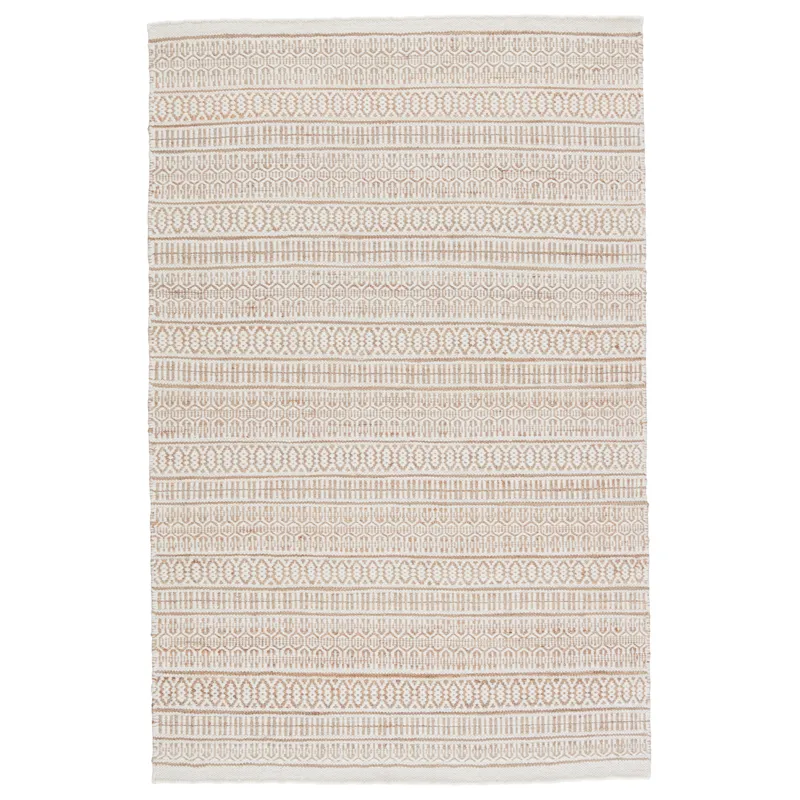 Fontaine Galway Natural Trellis Beige/ Ivory Area Rug (5'X8')