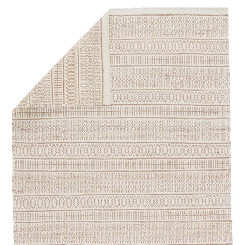 Fontaine Galway Natural Trellis Beige/ Ivory Area Rug (5'X8')