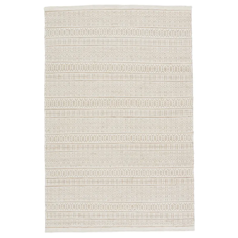 Fontaine Galway Natural Trellis Ivory/ Cream Area Rug (5'X8')