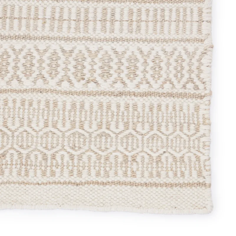 Fontaine Galway Natural Trellis Ivory/ Cream Area Rug (5'X8')