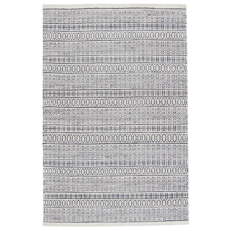 Fontaine Galway Natural Trellis Slate/ Ivory Area Rug (9'X12')