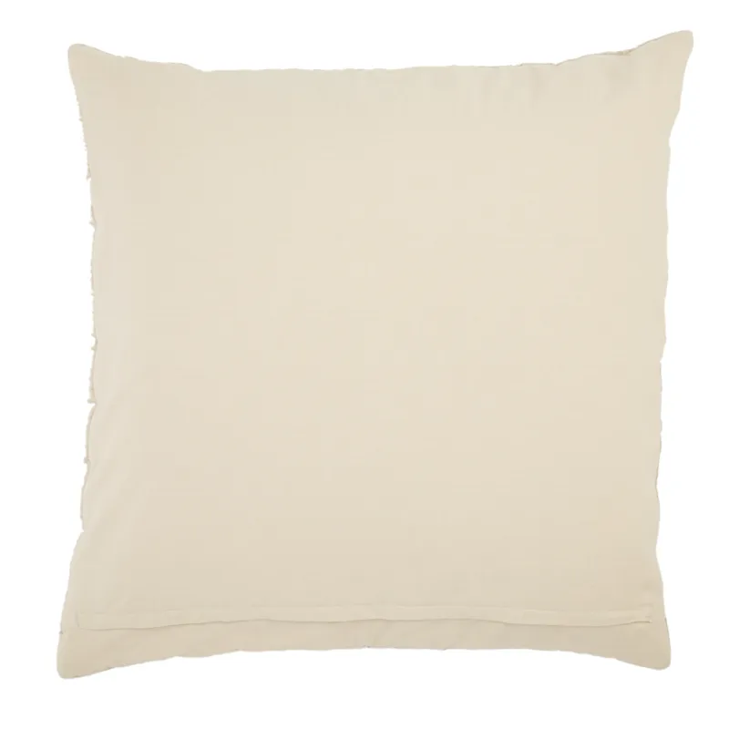 Lexington Winchester Solid Beige/ White Poly Throw Pillow 26 inch