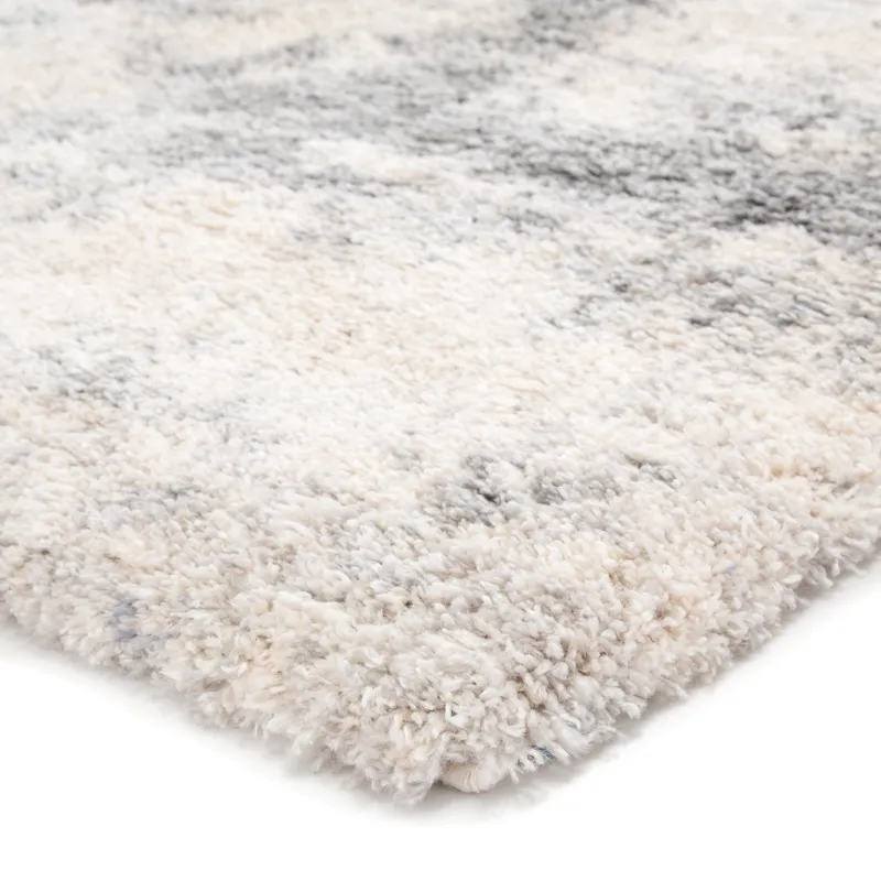 Lyra Serenade Abstract Ivory/ Light Gray Area Rug (8'10"X11'9")