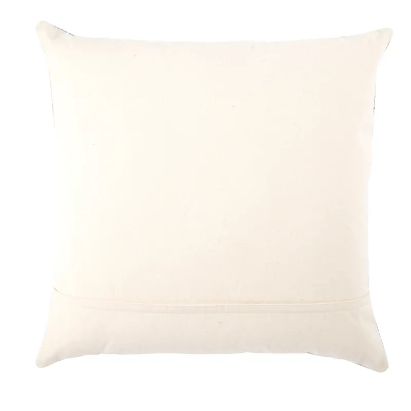 Mercado Scandi Solid Light Gray/ White Down Floor Pillow 30 inch
