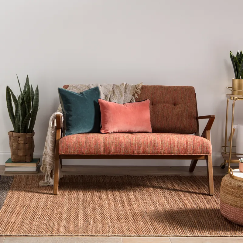 Mosaic Saanvi Natural Border Tan/ Black Area Rug (10'X14')