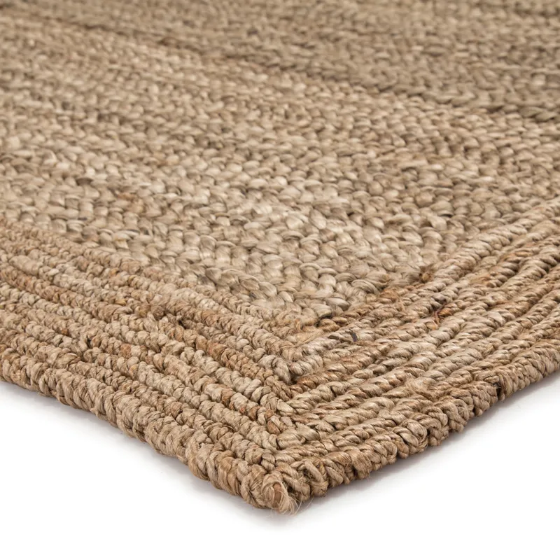 Naturals Tobago Aboo Natural Solid Beige Area Rug (8'X10')