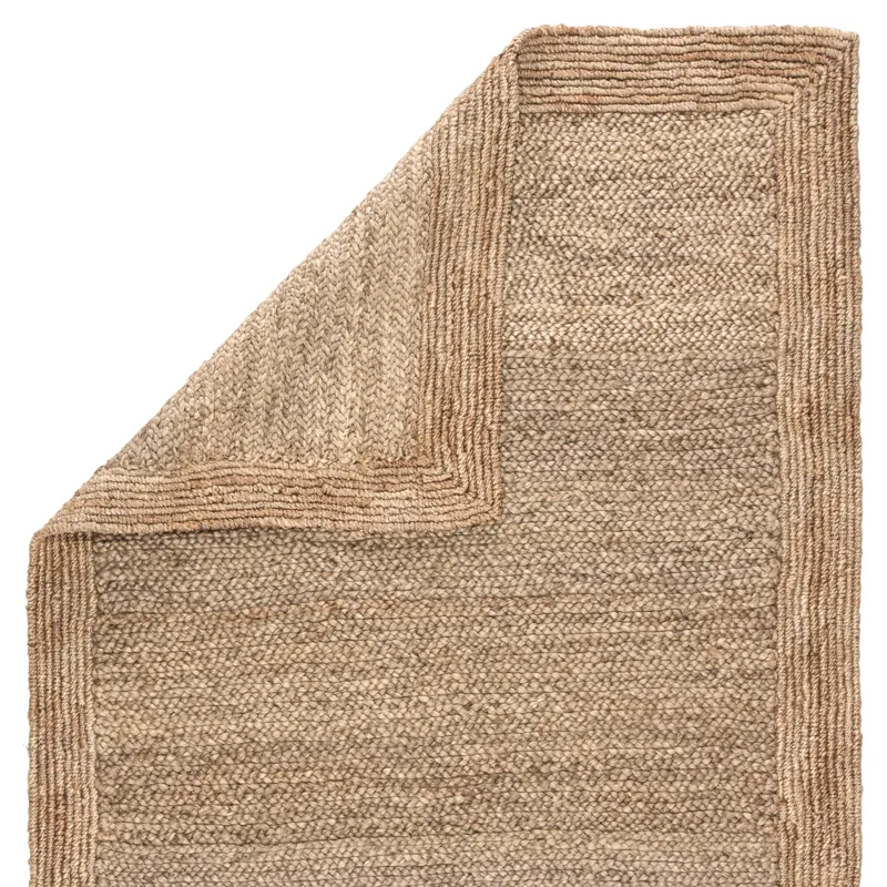 Naturals Tobago Aboo Natural Solid Beige Area Rug (8'X10')