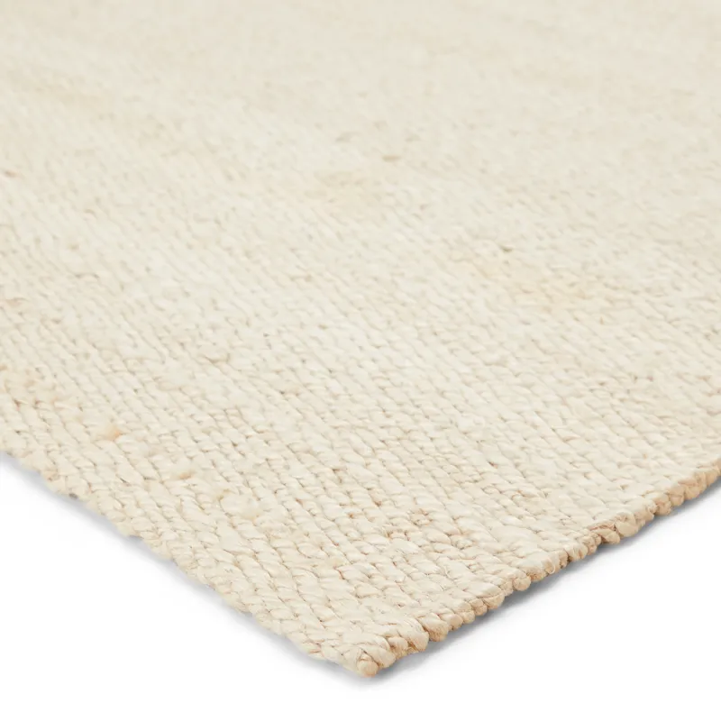 Naturals Tobago Hutton Natural Solid White Area Rug (9'X12')