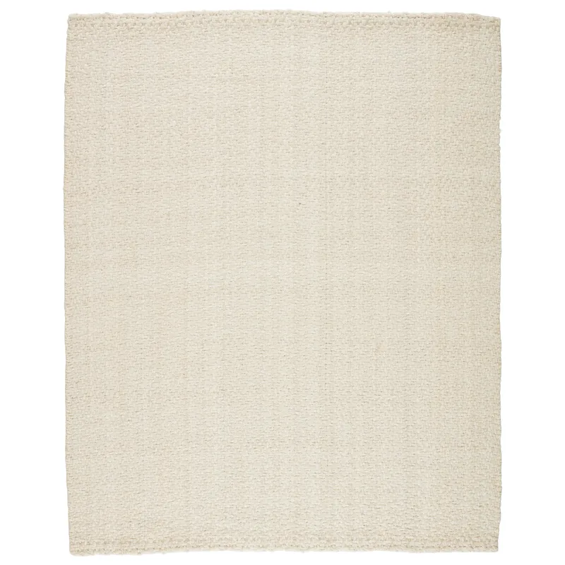 Naturals Tobago Tracie Natural Solid White Area Rug (10'X14')