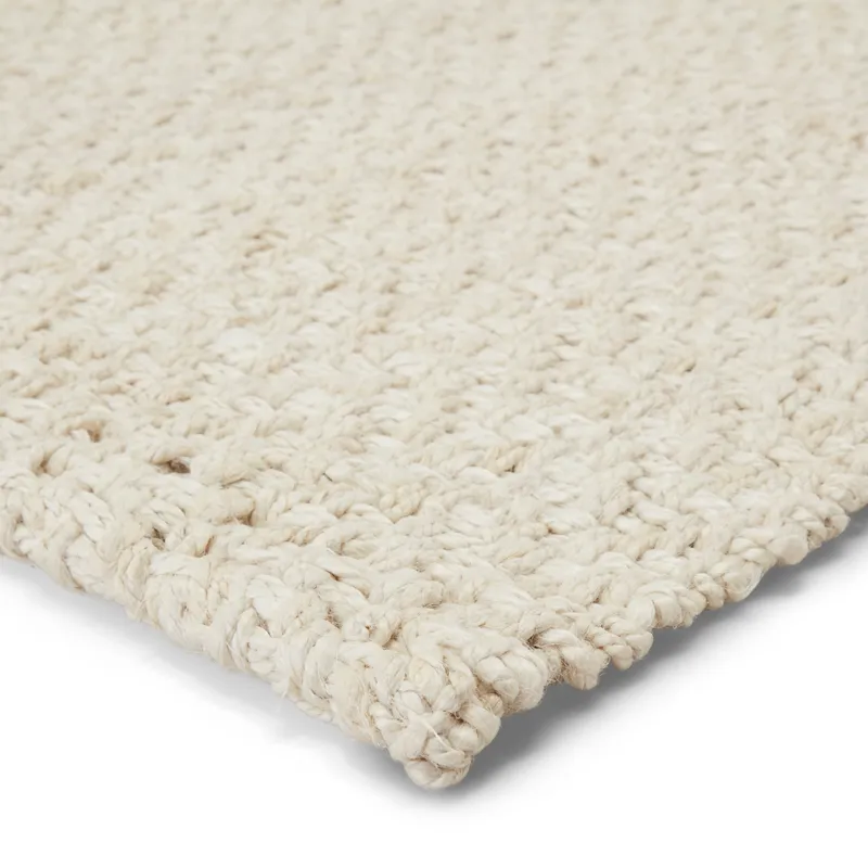 Naturals Tobago Tracie Natural Solid White Area Rug (10'X14')