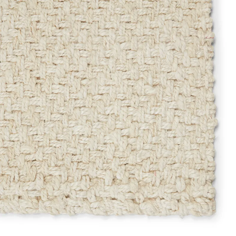 Naturals Tobago Tracie Natural Solid White Area Rug (10'X14')