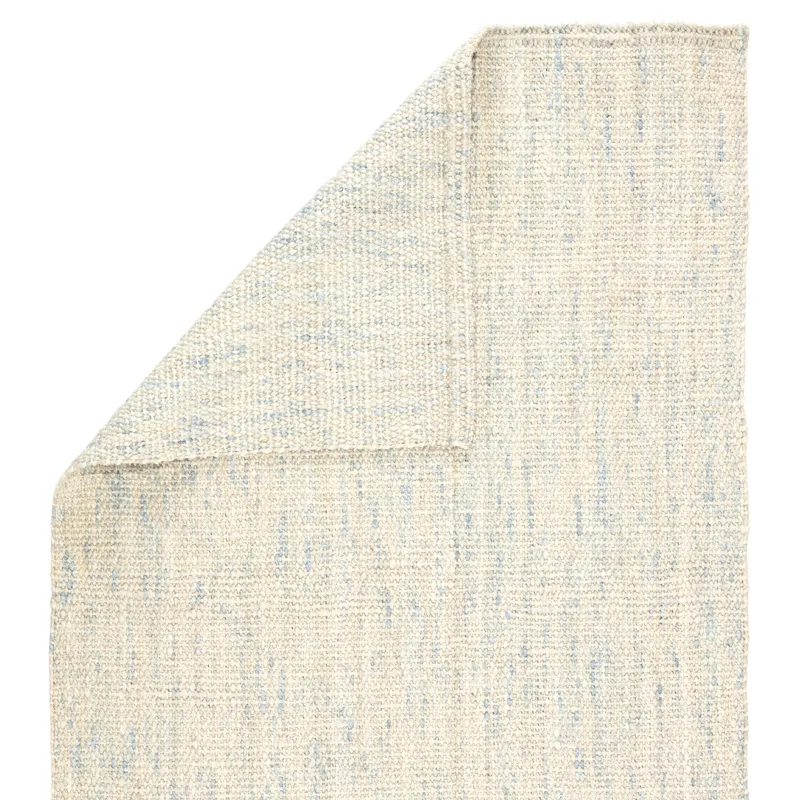 Naturals Tobago Bluffton Natural Solid Ivory/ Blue Area Rug (5'X8')