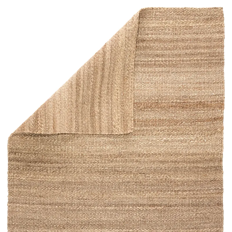 Naturals Tobago Hilo Natural Solid Tan Area Rug (5'X8')