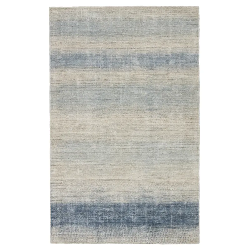 Newport by Barclay Butera Barclay Butera by  Bayshores Handmade Ombre Blue/ Beige Area Rug (8'X1