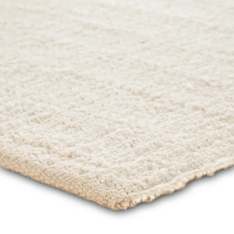 Naturals Monaco Anthro Natural Solid Cream Area Rug (9'X12')