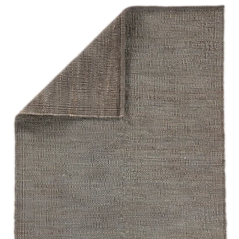 Naturals Monaco Anthro Natural Solid Dark Gray Area Rug (5'X8')