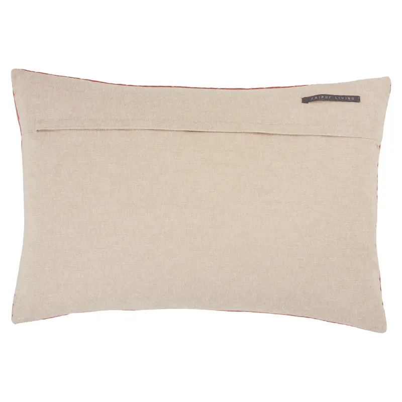 Nouveau Bourdelle Chevron Pink Poly Lumbar Pillow