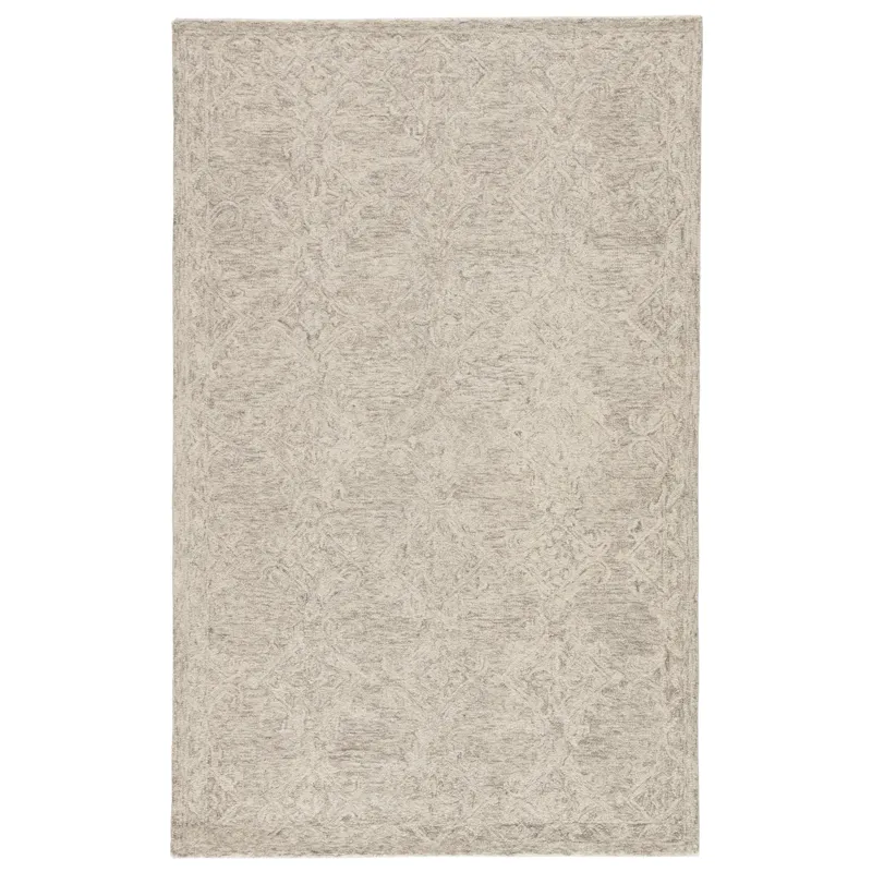 Province Corian Handmade Trellis Gray Area Rug (5'X8')