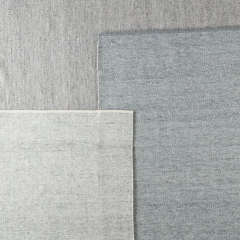 Pasadena Lamanda Indoor/ Outdoor Solid Gray/ Ivory Area Rug (8'X10')