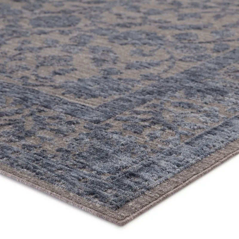 Raveen Indio Oriental Blue/ Gray Area Rug (5'X7'6")