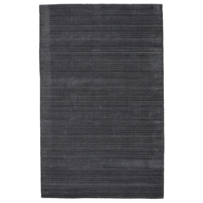 Second Sunset Gradient Handwoven Solid Dark Blue/ Gray Area Rug (10'X14')