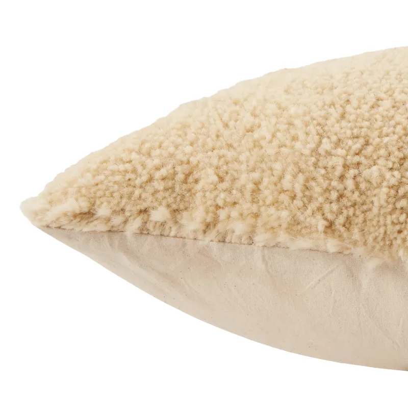 Soul Trek Vibe by  Kezia Cream/ Light Pink Tribal Polyester Lumbar Pillow 16X24