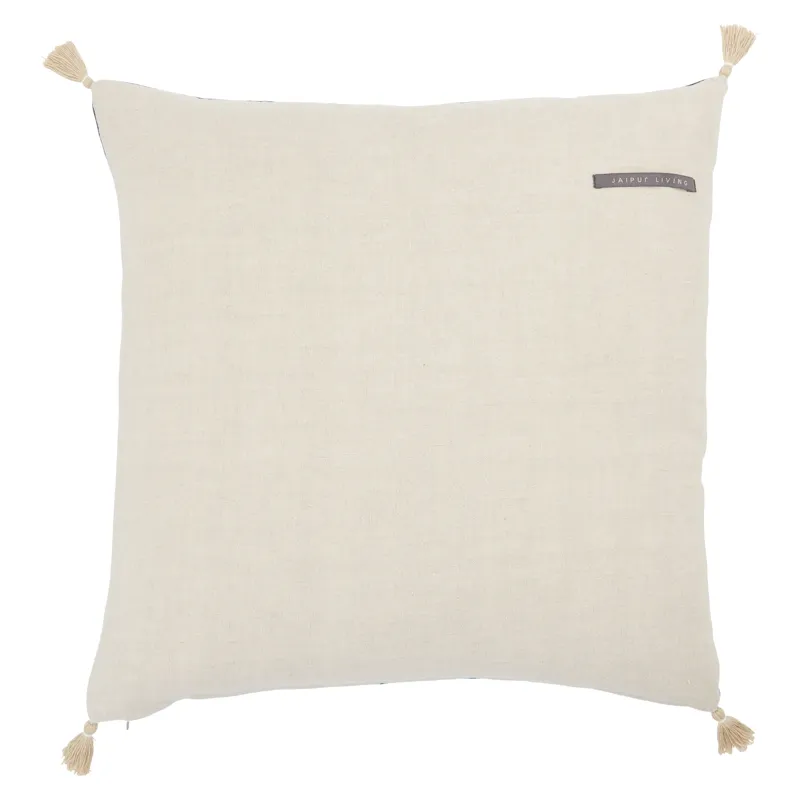 Taiga Loma Tribal Black/ Ivory Down Throw Pillow 22 inch