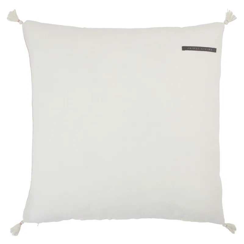 Taiga Joya Tribal Blush/ Ivory Poly Throw Pillow 22 inch