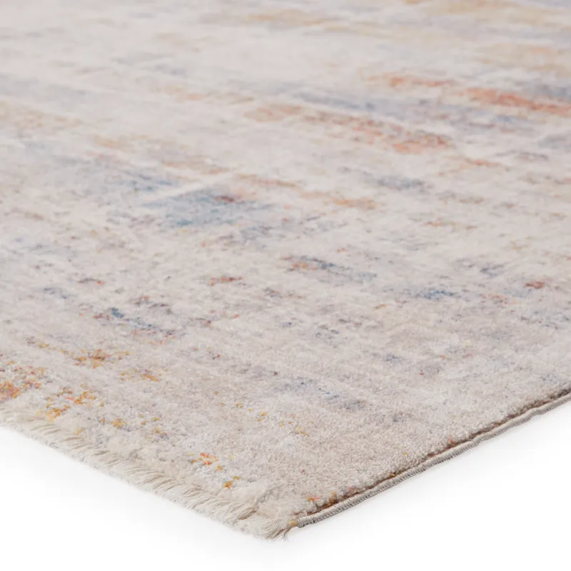 Terra Vibe by  Aerin Abstract Multicolor/ White Area Rug (5'3"X7'10")