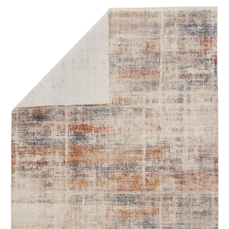 Terra Vibe by  Aerin Abstract Multicolor/ White Area Rug (5'3"X7'10")