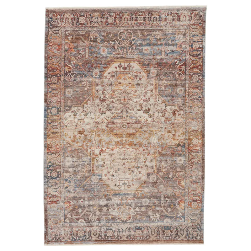 Terra Vibe by  Clarimond Medallion Multicolor Area Rug (3'11"X5'10")