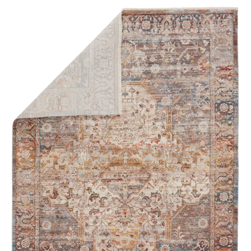Terra Vibe by  Clarimond Medallion Multicolor Area Rug (3'11"X5'10")