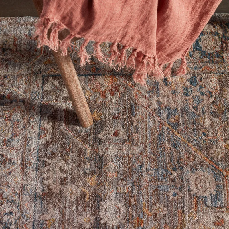 Terra Vibe by  Clarimond Medallion Multicolor Area Rug (3'11"X5'10")