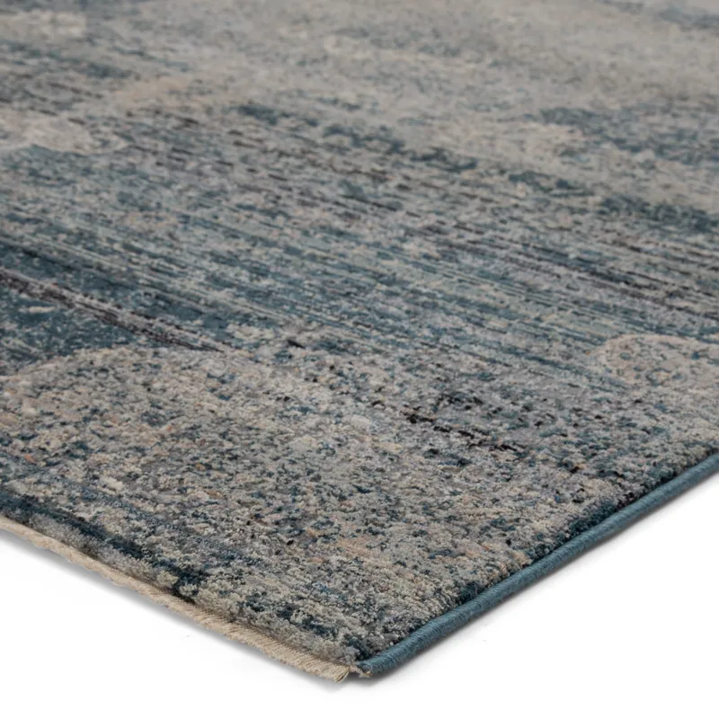 Valentia Tolani Medallion Blue/ Gray Area Rug (8'X10')