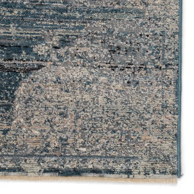 Valentia Tolani Medallion Blue/ Gray Area Rug (8'X10')