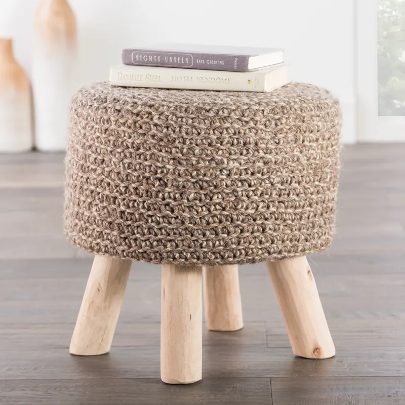 Westport Montana Stool Solid Taupe Stool