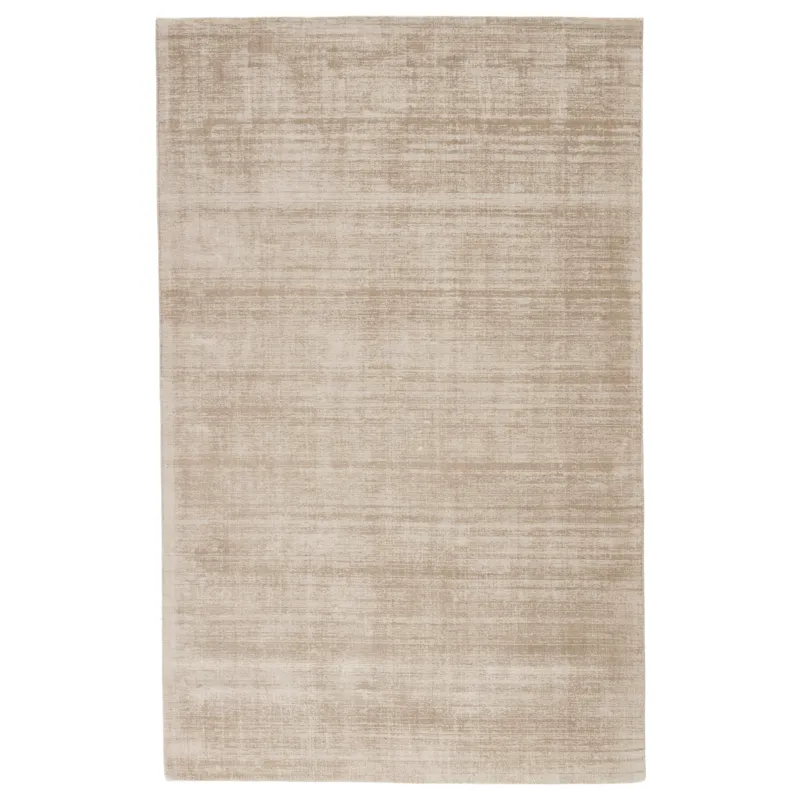 Yasmin Yasmin Handmade Solid Gray Area Rug (2'X3')
