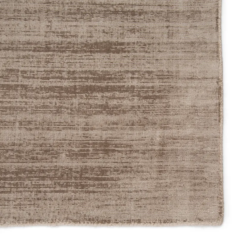 Yasmin Yasmin Handmade Solid Dark Gray Area Rug (8'X10')