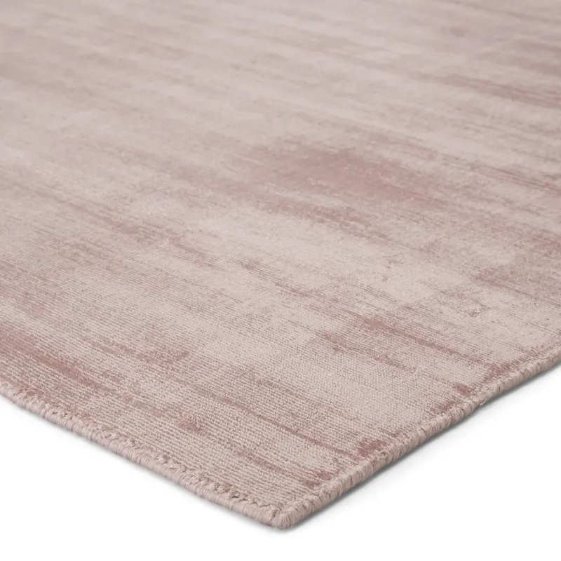 Yasmin Yasmin Handmade Solid Pink Area Rug (12'X15')