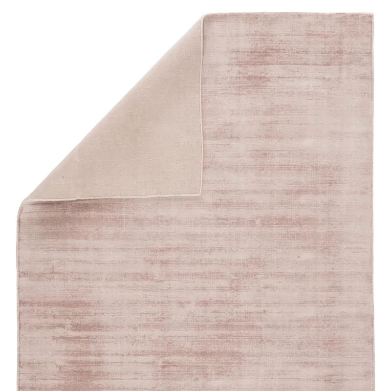 Yasmin Yasmin Handmade Solid Pink Area Rug (12'X15')