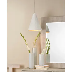 Gwendolyn Hand Blown Vases (Set Of 3) - White