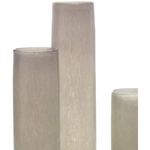 Gwendolyn Hand Blown Vases (Set Of 3) - Grey