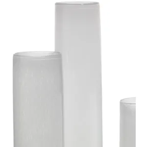 Gwendolyn Hand Blown Vases (Set Of 3) - White