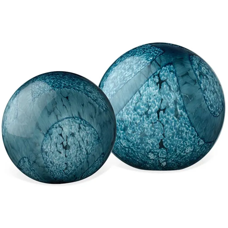Cosmos Glass Spheres - Set of 2