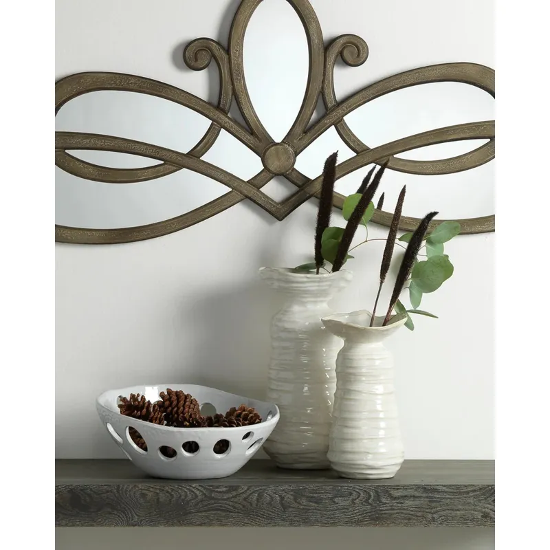 Marine Vase Pearl Cream - Large