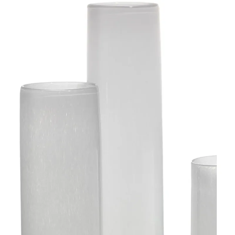 Gwendolyn Hand Blown Vases (Set Of 3) - White