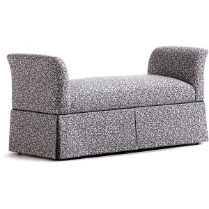 Locke Skirted Bench