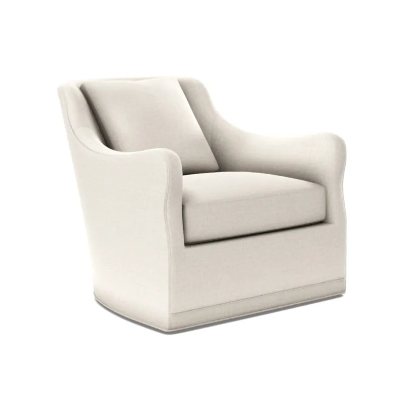 Arcadia Sculpted Arm Swivel Chair