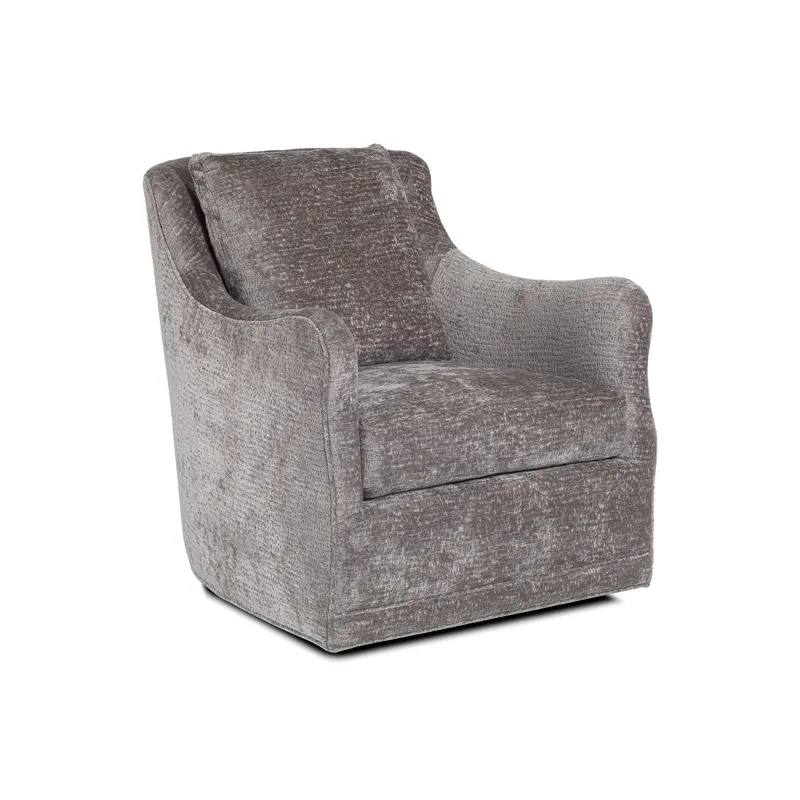 Arcadia Sculpted Arm Swivel Chair